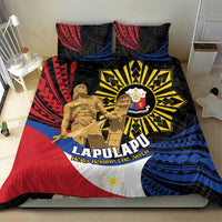 Lapulapu The First Filipino Hero Bedding Set Polynesian Pattern