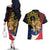 Personalized Lapulapu The First Filipino Hero Couples Matching Off The Shoulder Long Sleeve Dress and Hawaiian Shirt Polynesian Pattern