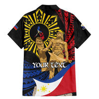 Personalized Lapulapu The First Filipino Hero Family Matching Mermaid Dress and Hawaiian Shirt Polynesian Pattern LT01 - Polynesian Pride