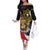 Personalized Lapulapu The First Filipino Hero Family Matching Off The Shoulder Long Sleeve Dress and Hawaiian Shirt Polynesian Pattern