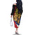 Personalized Lapulapu The First Filipino Hero Family Matching Off The Shoulder Long Sleeve Dress and Hawaiian Shirt Polynesian Pattern