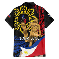 Personalized Lapulapu The First Filipino Hero Family Matching Tank Maxi Dress and Hawaiian Shirt Polynesian Pattern LT01 - Polynesian Pride