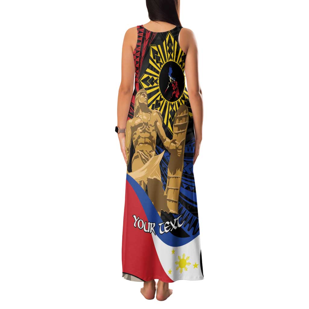 Personalized Lapulapu The First Filipino Hero Family Matching Tank Maxi Dress and Hawaiian Shirt Polynesian Pattern LT01 - Polynesian Pride