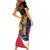 Personalized Lapulapu The First Filipino Hero Short Sleeve Bodycon Dress Polynesian Pattern