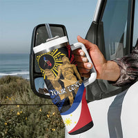 Personalized Lapulapu The First Filipino Hero Tumbler With Handle Polynesian Pattern LT01 - Polynesian Pride