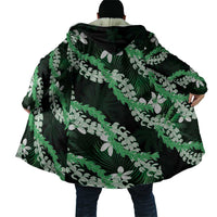 Puakenikeni Maile Lei Cloak Frangipani Green Tropical Leaves