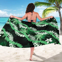 Puakenikeni Maile Lei Sarong Frangipani Green Tropical Leaves