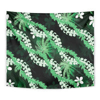 Puakenikeni Maile Lei Tapestry Frangipani Green Tropical Leaves LT01 - Polynesian Pride