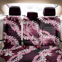 Puakenikeni Maile Lei Back Car Seat Cover Frangipani Pink Tropical Leaves LT01 - Polynesian Pride