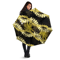 Puakenikeni Maile Lei Umbrella Frangipani Yellow Tropical Leaves LT01 - Polynesian Pride