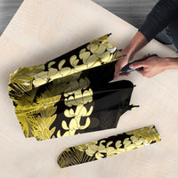 Puakenikeni Maile Lei Umbrella Frangipani Yellow Tropical Leaves LT01 - Polynesian Pride