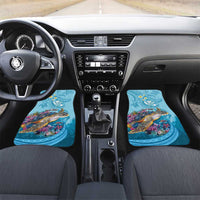 Personalized Hawaii Sea Turtle Car Mats Hawaii Map Ocean Vibes