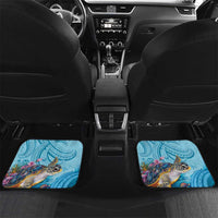 Personalized Hawaii Sea Turtle Car Mats Hawaii Map Ocean Vibes
