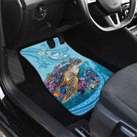 Personalized Hawaii Sea Turtle Car Mats Hawaii Map Ocean Vibes