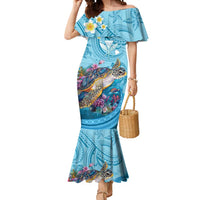 Personalized Hawaii Sea Turtle Mermaid Dress Hawaii Map Ocean Vibes