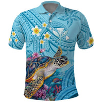Personalized Hawaii Sea Turtle Polo Shirt Hawaii Map Ocean Vibes