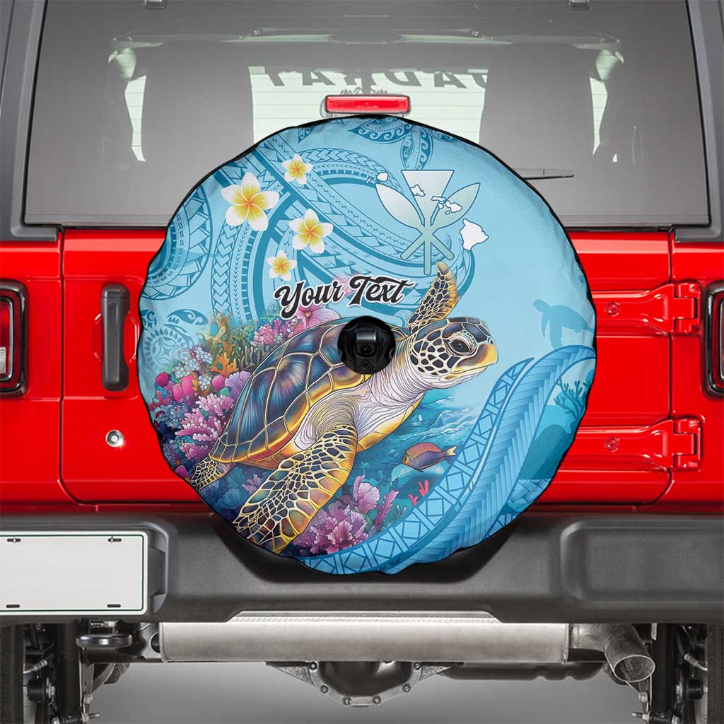 Personalized Hawaii Sea Turtle Spare Tire Cover Hawaii Map Ocean Vibes