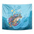 Personalized Hawaii Sea Turtle Tapestry Hawaii Map Ocean Vibes