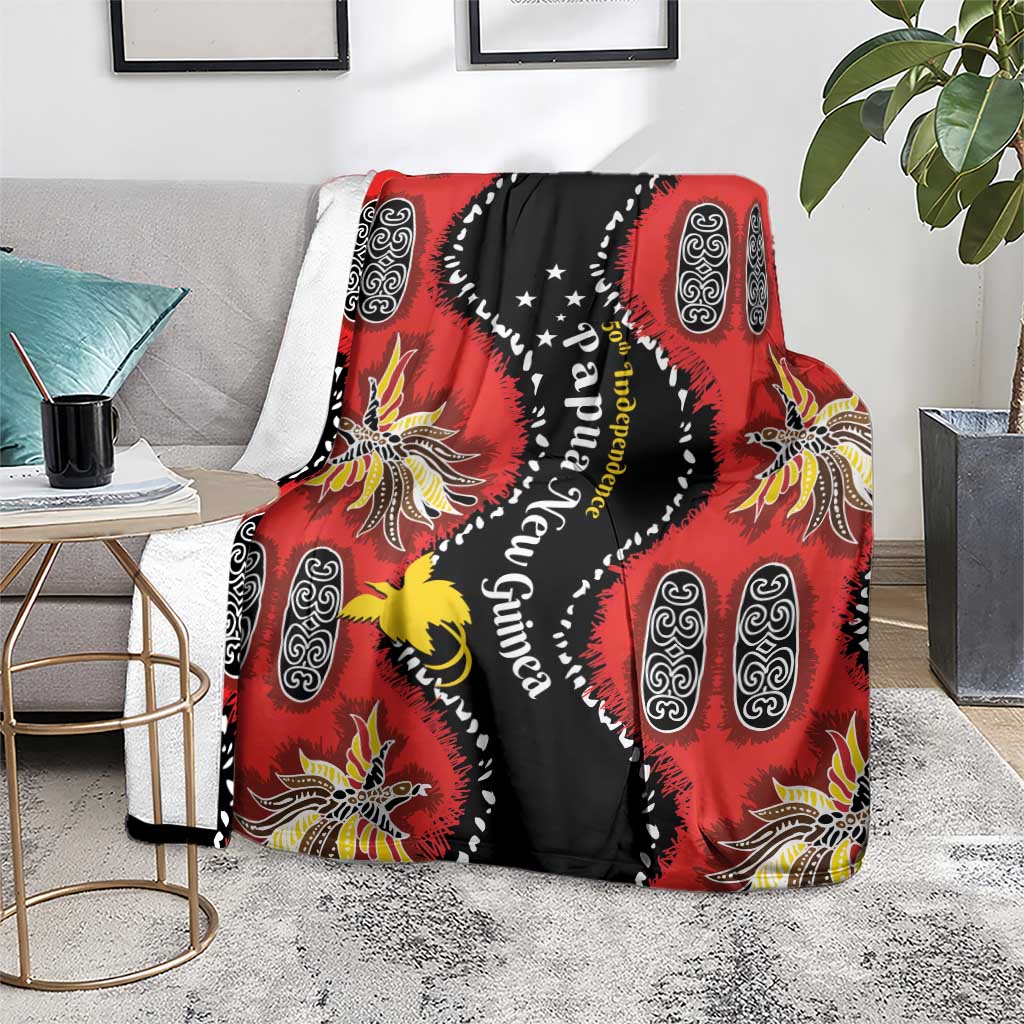 Papua New Guinea 50th Independence Blanket PNG Batik Pattern LT01 - Polynesian Pride