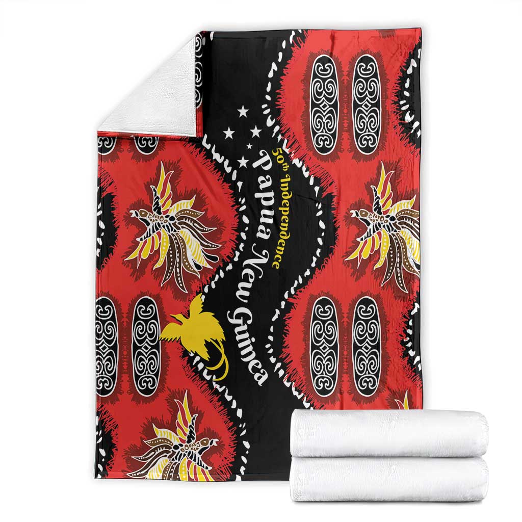 Papua New Guinea 50th Independence Blanket PNG Batik Pattern LT01 - Polynesian Pride