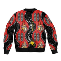 Papua New Guinea 50th Independence Bomber Jacket PNG Batik Pattern LT01 - Polynesian Pride
