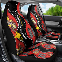 Papua New Guinea 50th Independence Car Seat Cover PNG Batik Pattern - Polynesian Pride