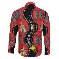 Papua New Guinea 50th Independence Family Matching Short Sleeve Bodycon Dress and Hawaiian Shirt PNG Batik Pattern LT01 - Polynesian Pride