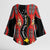 Papua New Guinea 50th Independence Kimono Sleeve Blouse PNG Batik Pattern - Polynesian Pride