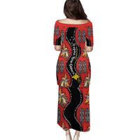 Papua New Guinea 50th Independence Puletasi PNG Batik Pattern LT01 - Polynesian Pride
