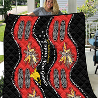 Papua New Guinea 50th Independence Quilt PNG Batik Pattern LT01 Red - Polynesian Pride