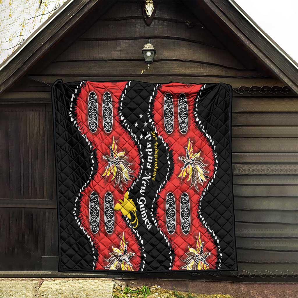 Papua New Guinea 50th Independence Quilt PNG Batik Pattern LT01 - Polynesian Pride