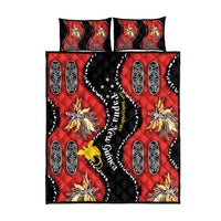 Papua New Guinea 50th Independence Quilt Bed Set PNG Batik Pattern LT01 - Polynesian Pride