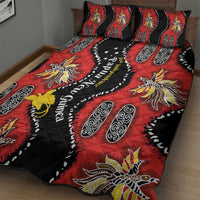 Papua New Guinea 50th Independence Quilt Bed Set PNG Batik Pattern LT01 - Polynesian Pride