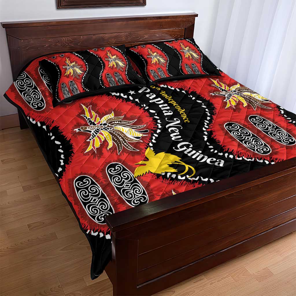 Papua New Guinea 50th Independence Quilt Bed Set PNG Batik Pattern LT01 - Polynesian Pride