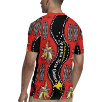 Papua New Guinea 50th Independence Rugby Jersey PNG Batik Pattern - Polynesian Pride