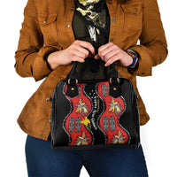 Papua New Guinea 50th Independence Shoulder Handbag PNG Batik Pattern LT01 - Polynesian Pride