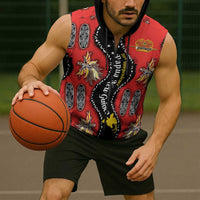 Papua New Guinea 50th Independence Sleeveless Zip Hoodie PNG Batik Pattern - Polynesian Pride