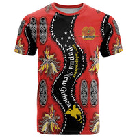 Papua New Guinea 50th Independence T Shirt PNG Batik Pattern - Polynesian Pride
