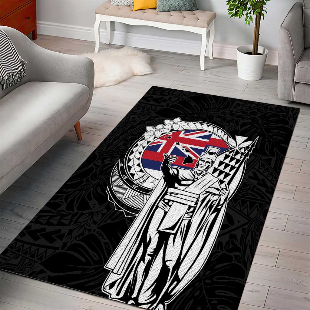 Hawaii King Kamehameha Area Rug Flag Polynesian Pattern LT01 - Polynesian Pride