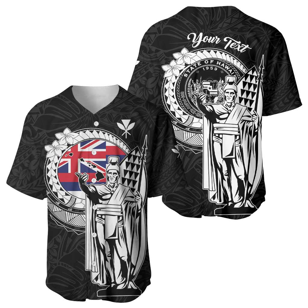 Personalized Hawaii King Kamehameha Baseball Jersey Flag Polynesian Pattern LT01 - Polynesian Pride