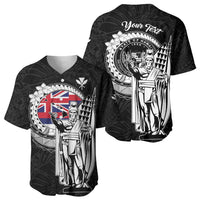 Personalized Hawaii King Kamehameha Baseball Jersey Flag Polynesian Pattern LT01 - Polynesian Pride
