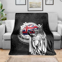 Hawaii King Kamehameha Blanket Flag Polynesian Pattern LT01 - Polynesian Pride