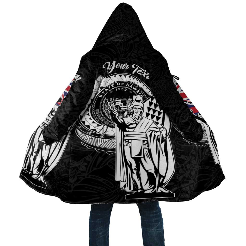 Personalized Hawaii King Kamehameha Cloak Flag Polynesian Pattern