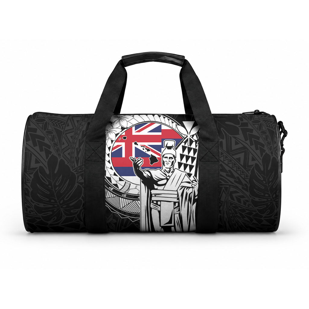 Hawaii King Kamehameha Duffle Bag Flag Polynesian Pattern