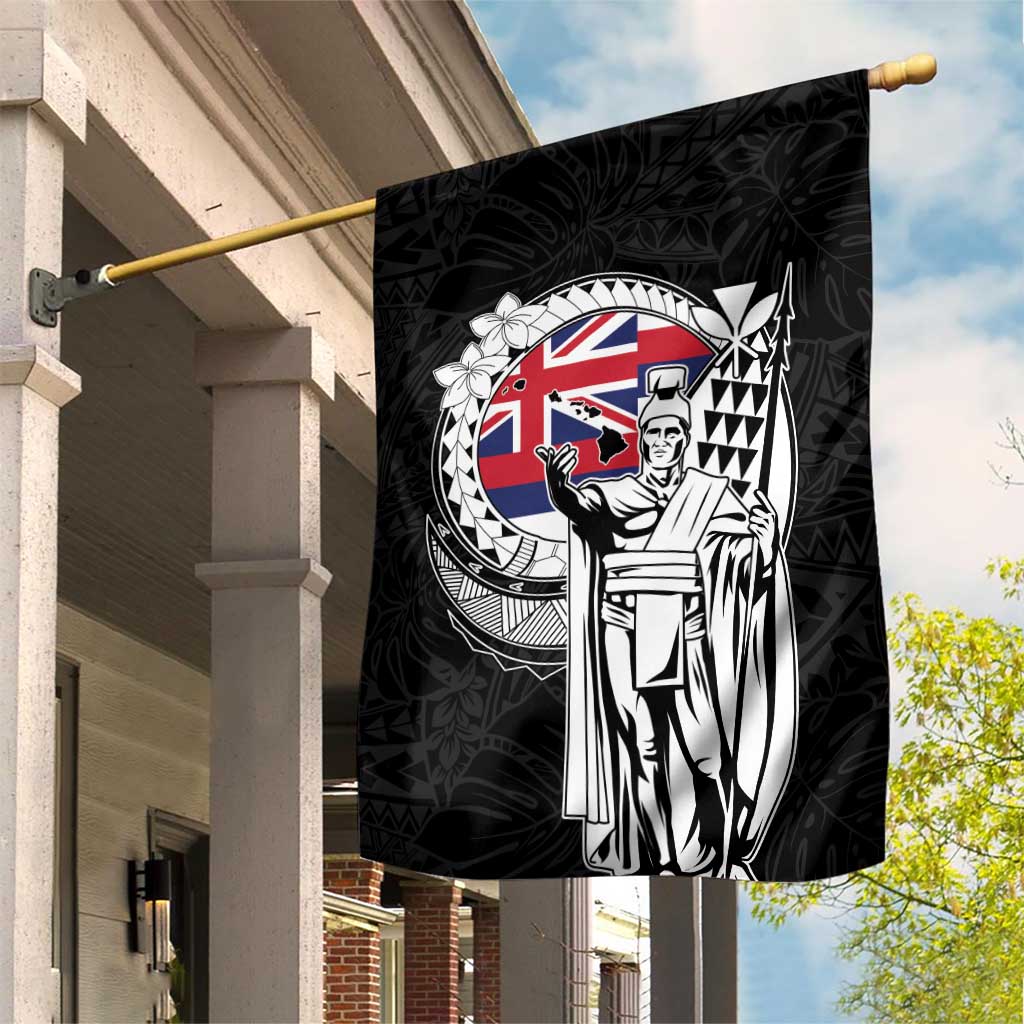 Hawaii King Kamehameha Garden Flag Flag Polynesian Pattern LT01 House Flag Black - Polynesian Pride