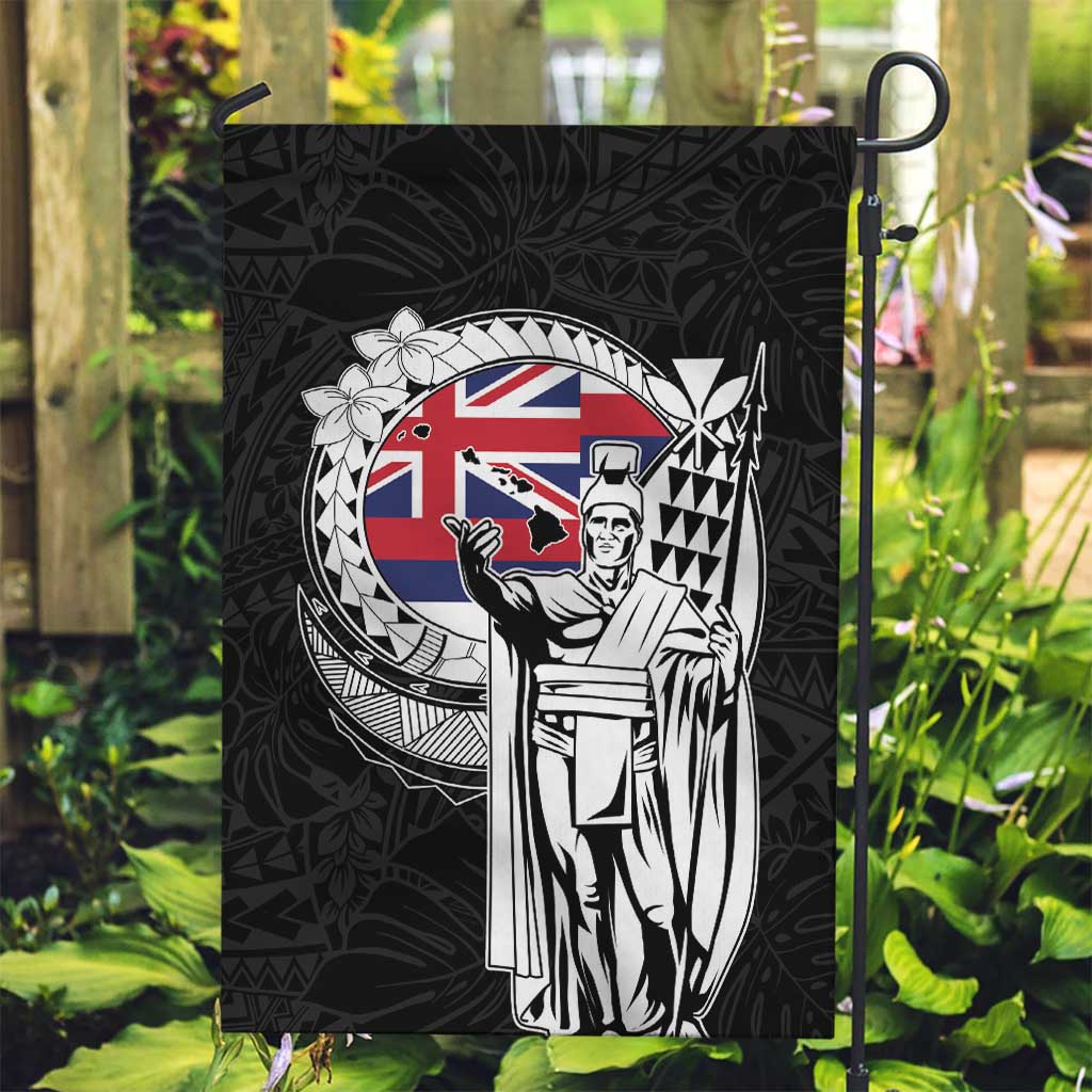 Hawaii King Kamehameha Garden Flag Flag Polynesian Pattern LT01 Garden Flag Black - Polynesian Pride
