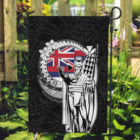 Hawaii King Kamehameha Garden Flag Flag Polynesian Pattern LT01 Garden Flag Black - Polynesian Pride