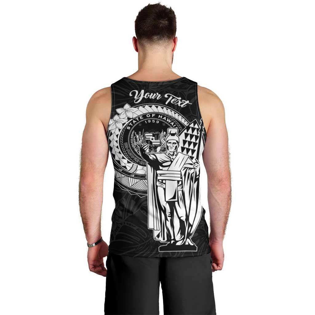 Personalized Hawaii King Kamehameha Men Tank Top Flag Polynesian Pattern LT01 - Polynesian Pride