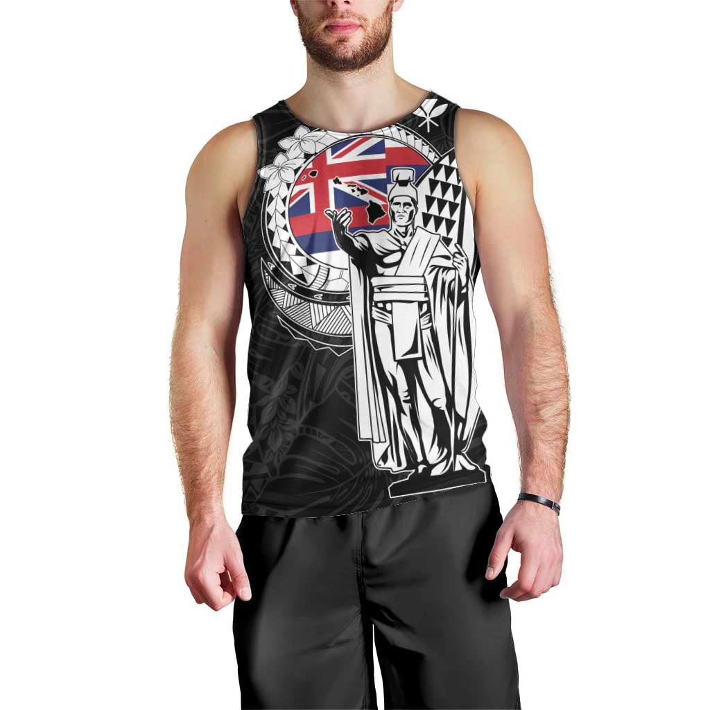 Personalized Hawaii King Kamehameha Men Tank Top Flag Polynesian Pattern LT01 - Polynesian Pride
