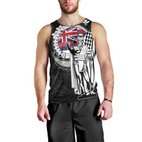 Personalized Hawaii King Kamehameha Men Tank Top Flag Polynesian Pattern LT01 - Polynesian Pride